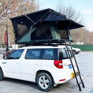 Tente de toit en aluminium en forme de Z pour double cabine, camping-car et pick-up, tente de toit pour SUV, installation hydraulique en 3 secondes, étanche - Product Image 2