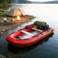 Bote Táctico Inflable Rápido y Discreto - Yate Deportivo de PVC para Navegación y Buceo con Capacidad para 3 Personas