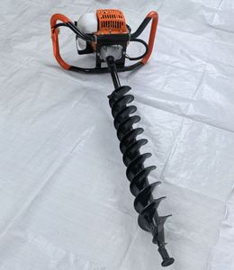 Perforadora de Tierra de Dos Tiempos para una Sola Persona, Nuevo Modelo, Máquina de Perforación a Gasolina para Plantar, Perforadora de Agujeros para Invernaderos, Perforadora de Tierra Eléctrica - Product Image 5