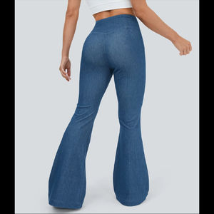 Jeans de Moda para Mujer, Jeans Ajustados de Mezclilla Clásicos de Cintura Alta para Mujer, Jeans Elásticos Ajustados para Mujer - Product Image 2