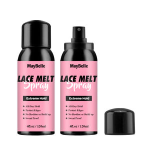 Private Label Support Lace Bond Lace Schmelz spray Strong Hold Perücke Kleber Spray Lace Front Schmelz spray für leimlose Perücken installieren - Product Image 2
