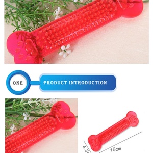 Juguetes de PVC para Perros al por Mayor, Juguetes Anti-Mordidas para Limpiar los Dientes Molares, Juguetes de Hueso Plano - Product Image 5