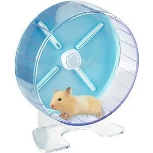 Động vật nhỏ lồng phụ kiện đồ chơi có thể điều chỉnh đứng yên tĩnh hamster chạy bánh xe im lặng hamster tập thể dục bánh xe