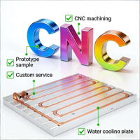 Plaque de refroidissement haute puissance, échangeur de chaleur personnalisé, blocs en aluminium usinés CNC, plaque de refroidissement par eau pour batteries de véhicules électriques
