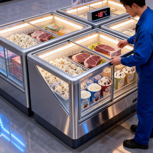 Cửa hàng tiện lợi Tủ đông cửa kính đảo Tủ đông ngực sâu Tủ đông E8 <span class=keywords><strong>Lansing</strong></span> - Product Image 3