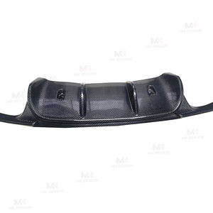 Sợi Carbon Thực V Phong Cách Phía Sau Khuếch Tán Bumper Lip Splitter Cho 2012 2015 Porsche 911 991 Chất Lượng Cao Phía Sau Lip Xe Phong Cách - Product Image 4