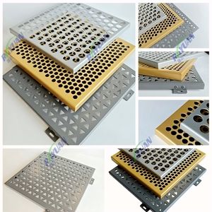 Tiels de techo de aluminio y metal perforado para decoración interior impermeable Premium para Hotel Hospital - Product Image 3