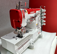 Machine à coudre industrielle à entraînement direct haute vitesse JUKKY 500-01D, point interlock, lit plat, Maquina De Coser Industrial, haute qualité