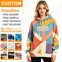 Sudadera con Capucha para Mujer, Invierno 2026, 400gsm, Algodón Grueso, Logotipo Personalizado, Corte Holgado, Lisa