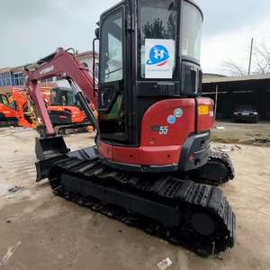 Excavadora Compacta de Orugas de Goma YANMAR VIO55 con Martillo Rompedor, Barrena, Garra y Accesorios de Trabajo - Product Image 1