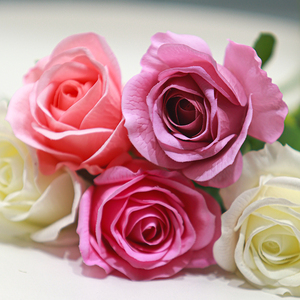 Fiore Artificiale Fatto a Mano, Rosa Inglese in Seta e Plastica, Stile Naturale per Casa, Hotel, Tavola da Pranzo, Regalo di Compleanno, Festa della Mamma - Product Image 6