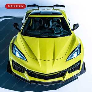 Haute qualité pour <span class=keywords><strong>Chevrolet</strong></span> <span class=keywords><strong>Corvette</strong></span> <span class=keywords><strong>C</strong></span> <span class=keywords><strong>8</strong></span> kit carrosserie en fibre de carbone avec pare-chocs avant aileron de pare-chocs arrière - Product Image 2