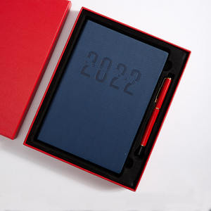 Planificador diario de oficina de cuero PU tipo A5 de edición de año personalizado con Cuaderno de calendario de 365 días - Product Image 5