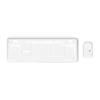 Combo de Teclado y Ratón Inalámbrico Delgado para Juegos OEM, Teclado Inalámbrico de Tamaño Completo de 2.4GHz, Ratón Óptico Inalámbrico para PC/Laptops con Windows