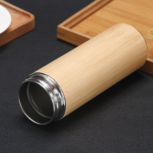<span class=keywords><strong>Zojirushi</strong></span>-taza de vacío con pantalla de temperatura de acero inoxidable, bambú, aislamiento, termo - Product Image 5