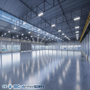 Bâtiment d'entrepôt en acier préfabriqué standardisé, conforme aux codes de sécurité internationaux - Product Image 4