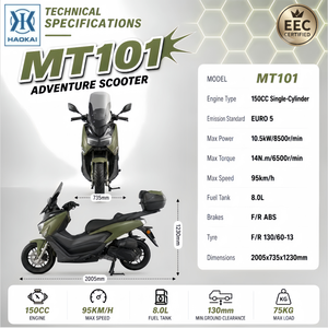 <span class=keywords><strong>Moto</strong></span> Scooter 150CC à Essence, Cyclomoteur, <span class=keywords><strong>Moto</strong></span> d'Aventure, Maxi Scooter, <span class=keywords><strong>Moto</strong></span> Box Euro 5 CEE 95km/h 10.5kW - Product Image 2