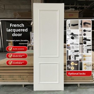 Puerta <span class=keywords><strong>de</strong></span> <span class=keywords><strong>Tablero</strong></span> <span class=keywords><strong>de</strong></span> Melamina Moderna <span class=keywords><strong>de</strong></span> Estilo Francés con Acabado Pulido y Aislamiento Acústico - Product Image 5