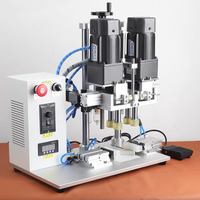 Machine de bouchage à vis Vinica pour flacons, bouteilles d'eau, de jus, en plastique, opérations de scellage automatique électrique avec scelleuse de bouchons