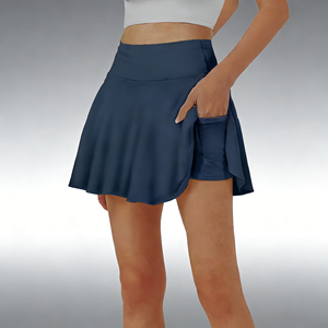 Offre spéciale sur Temu : Lot de 4 jupes-shorts plissées taille haute pour femme, fluides et sportives, avec poches, pour le tennis, le golf, la course à pied et le quotidien. - Product Image 5