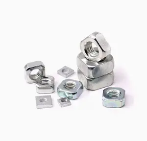 Bolt and Nut Square nut DIN562 galvanized collection M3M4M5M6M8M10M12 aluminum profile sliding nut