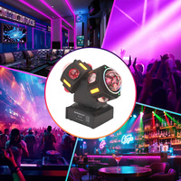 Dual-Head Moving Head Beam Light Bühnen-Disco-Beleuchtung mit 120W Leistung DMX 512 Fernbedienung für DJ-Party Hochzeit Event