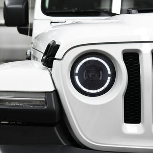 Conjunto de lámpara de cabeza de coche de nuevo estilo <span class=keywords><strong>modificado</strong></span> para <span class=keywords><strong>Jeep</strong></span> Wrangler 2018-2024 accesorios de lente de proyector de faro automático LED de alta calidad - Product Image 2