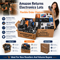 Lots de palettes mystères en gros d'électronique, palettes de retours mystères d'Amazon, assortiment mixte de matériel technologique grand public, lots de liquidation en boîtes