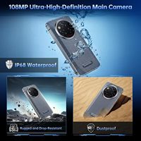 Smartphone Tangguh 5G Oukitel WP210 MTK Dimensity 8200 512GB 8800mAh 108MP 6.7" AMOLED 120Hz NFC/GPS Android 15 Octa Core