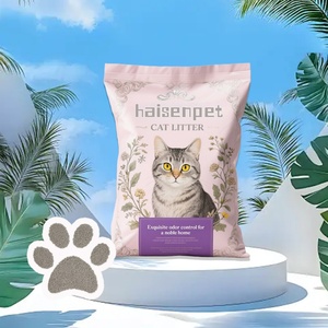 Muestras Gratis Arena para Gatos de Bentonita de Sodio Natural de Alta Aglomeración, Forma de Bola, Fuerte Desodorización y Alta Calidad - Product Image 1