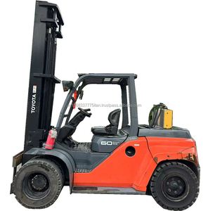 Hot Sale Used for 8F60 Forklift 6ton Diesel <b>Engine</b> 3-Stage Mast 4.5m <b>Lifting</b> Height Low Oil Safety Good Condition Japan - Product Image 1