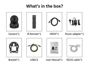 Chất Lượng Cao PTZ DVI SDI IP USB Hội Nghị Truyền Hình Máy Ảnh Cho Skype Trực Tuyến Streaming/Nhà Thờ/Y Tế/Phòng Họp/Buổi Hòa Nhạc JT-HD60C - Product Image 6