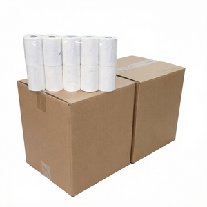 Papel Térmico para Caja Registradora de una Sola Capa, 100% Pulpa de Madera, 80x80 57x50, Opciones de Impresión Múltiple, Rollo Blanco de Alta Calidad, Marca China - Product Image 1