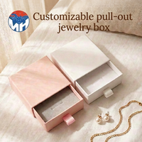 Collier avec pendentif personnalisable de haute qualité, boucles d'oreilles, boîte à bijoux écologique et recyclable