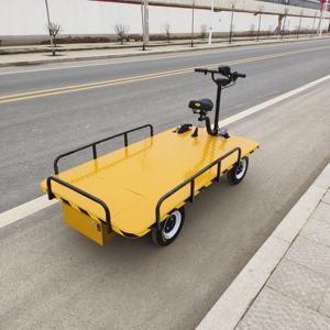 Vehículo <span class=keywords><strong>de</strong></span> <span class=keywords><strong>Transporte</strong></span> Eléctrico <span class=keywords><strong>de</strong></span> Cuatro Ruedas con Reversa, Tipo Burro, con Batería <span class=keywords><strong>de</strong></span> Litio, Empujable Manualmente, Plataforma Plana <span class=keywords><strong>de</strong></span> Acero para Construcción - Product Image 6