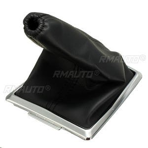 Housse de levier de vitesse et de frein à main en cuir noir pour Ford Focus 2005 2006 2007 2008 2009 2010 2011 2012 - Product Image 3