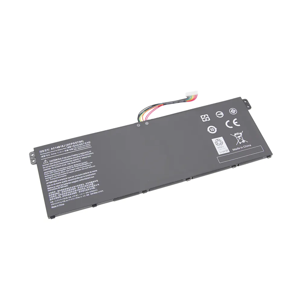 11.4V 3220mAh 36Wh AC14B18J Batteria per Acer Chromebook 11 B115-M B115-MP CB3-111 Aspire ES1-512 ES1-111m 3ICP5/57 /80