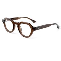 Modèle 25042 Monture optique en acétate pour hommes et femmes Montures de lunettes rondes en acétate Monture de lunettes myopie Lunettes Oculos