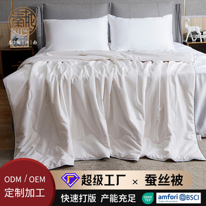 Qin Yue All Cotton Mulberry Silk <b>Quilt</b> 2.1-3 Jin Breathable Spring Autumn <b>Winter</b> <b>Quilt</b> Core Gift Custom Wholesale - Product Image 5