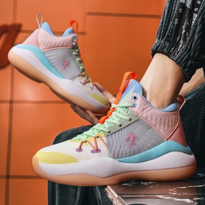 Chaussures de basket-ball pour hommes, logo de marque rétro classique personnalisé, haute qualité, absorption des chocs professionnelle, baskets de sport pour hommes - Product Image 2