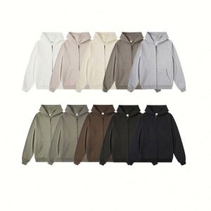H422 Fabricant de sweats à capuche, vente en gros, sweats à capuche personnalisés 445 g/m², manches raglan, couleur unie, fermeture éclair, sweats à capuche pour hommes - Product Image 2