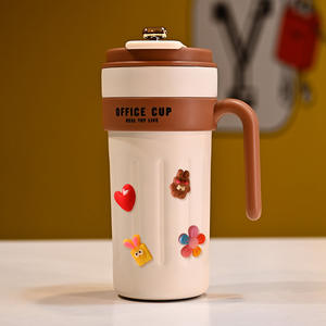 Botella DE AGUA DE ACERO INOXIDABLE LED de doble pared de 650ml, recordatorio, taza clásica para el vientre para uso diario, inteligente para bebidas calientes - Product Image 5