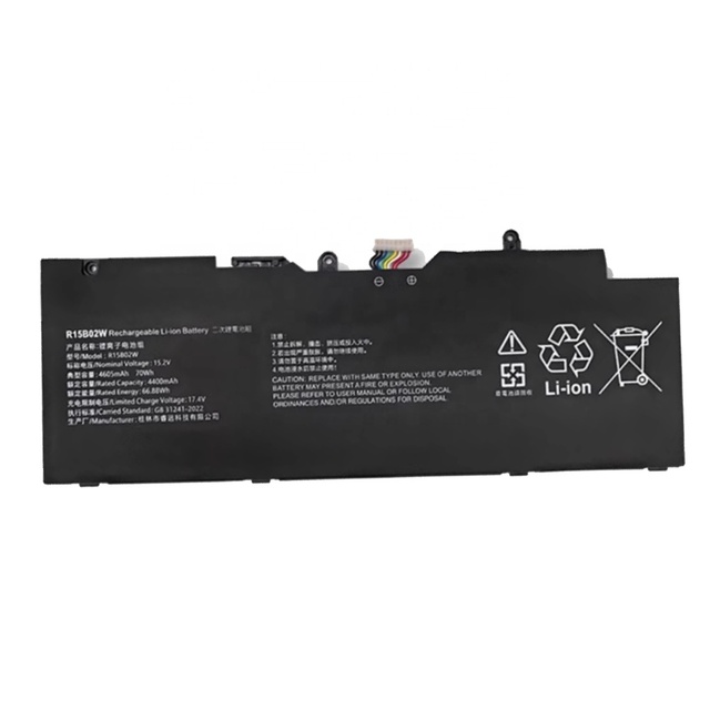 R15B02W 15.4V 70Wh Laptop Battery Factory for Xiaomi RedmiBook Pro 15 4ICP6/68/73 R5 R7 XMA2007-BJ XMA2007-BB Notebook Battery