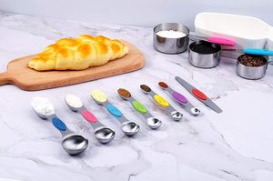 Ensemble d'outils de mesure magnétiques en acier inoxydable – Tasses et cuillères doseuses populaires pour la pâtisserie et les liquides - Product Image 6