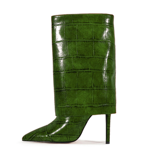 Stone Print Stiletto Women High Thin Heels Short <b>Booties</b> Girl's Wide Fit on <b>Ankle</b> Boots Big Size 47 Overlay Shoes - Product Image 5