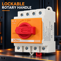 Interrupteur isolateur PV 1000V~1200V 32A sur rail DIN, interrupteur de déconnexion CC pour panneaux solaires et systèmes photovoltaïques