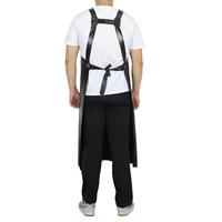 Tablier long imperméable en PVC résistant à l'huile pour la cuisine, la vaisselle et le jardinage