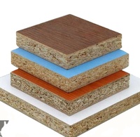 Papel de melamina e1 de 16mm, tablero de madera sin procesar/mdf/hojas de tablero de partículas