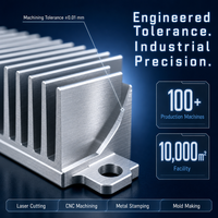 Fabricants de dissipateurs thermiques OEM, dissipateur thermique en aluminium sur mesure, aluminium usiné CNC de précision avec colle conductrice de chaleur