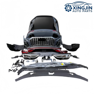 Kit carrosserie complet pour Audi A8 <span class=keywords><strong>D5</strong></span> : Pare-chocs avant, calandre, lèvre avant, phares LED – Modèle 2025 amélioré, best-seller - Product Image 3